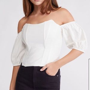 LA Hearts Longline Corset Top